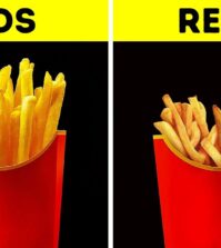 Mancarea in reclame vs mancarea in realitate